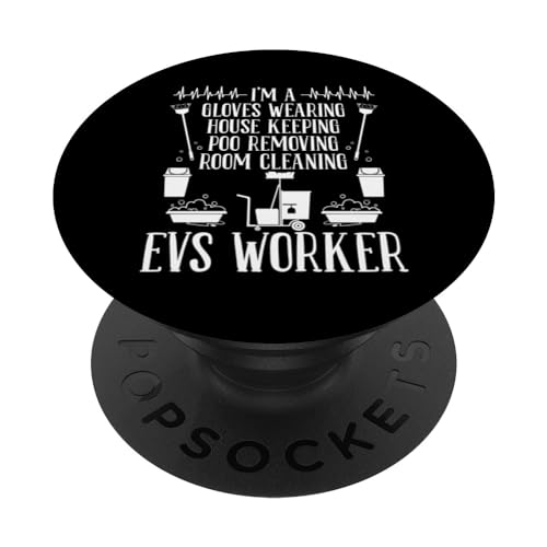 EVS Tech Badge EVS Operator Environmental Service Technician PopSockets Standard PopGrip