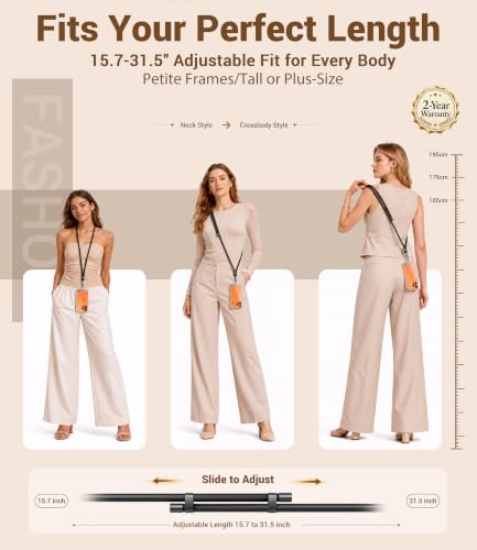 Image of 2 Pack Phone Lanyards with Metal Connector & 0.02 inch Tether Tab