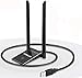 Produktbild WLAN Stick,WiFi Dongle USB Antennenadapter,USB 3.0 WLAN Adapter PC 1300Mbps WiFi Dongle 2.4GHz/5GHz High Gain Dual Band 5dBi Antenna Wireless Network Adapter for Desktop,Laptop WinXP/8/10/Linux/Mac OS