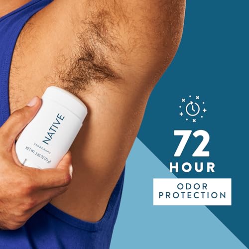 native deodorant  natural deodorant for men aluminum free with baking soda probiotics coconut oil and shea butter  sea salt amp cedar