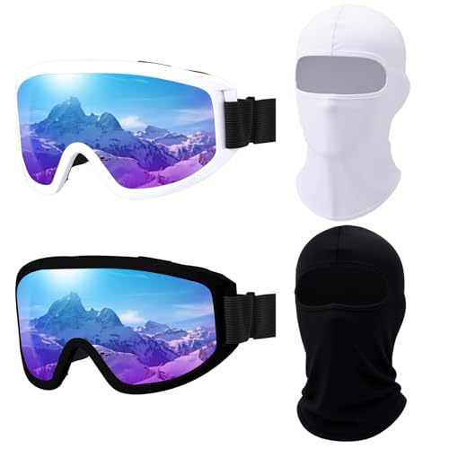 Chicingyou 4 Set Ski Goggles Masks