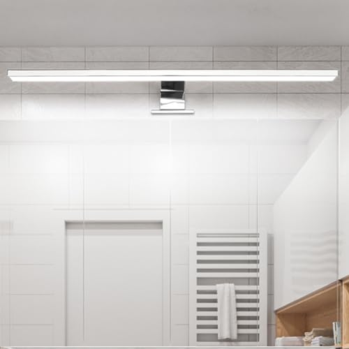 Espejo baño aplique de pared 60cm luz blanca para interiores y decoración moderna