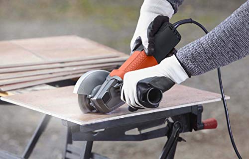 BLACK+DECKER BEG110-QS Meuleuse d'Angle Poignée 3 Positions, 750 W, Noir, 115 mm – Image 6