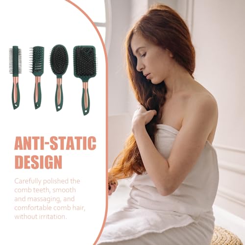 Peignes de massage FRCOLOR démêlage parfait cheveux raides - 5