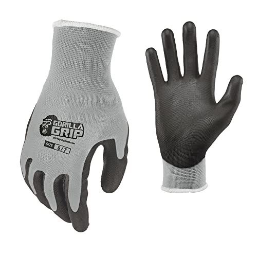 Gorilla Grip Work Gloves, Never Slip Maximum...