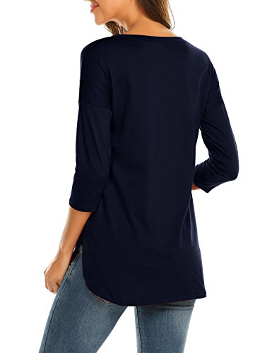 Sherosa Women's Casual Loose Tunic Tops