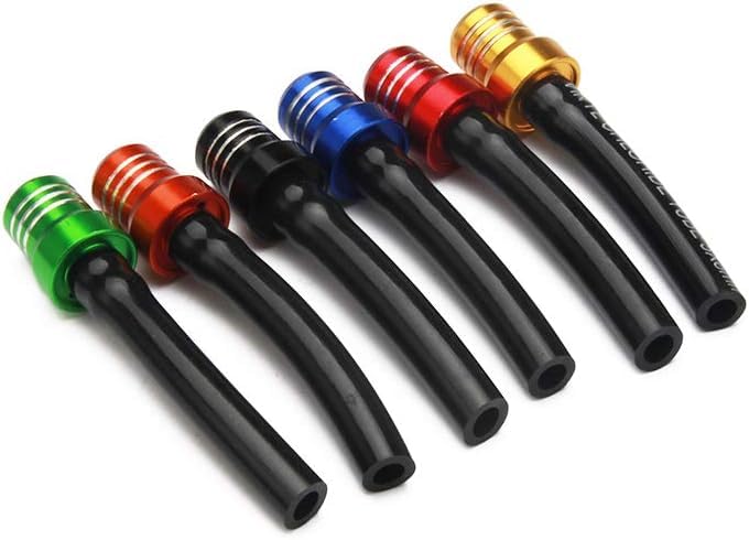 Image of Dirt Bike Gas Cap Vent Hose 6PCS Fuel Tank Breather CNC for KLX 110 SSR 110 TTR110 CRF110 TAO TAO 110 KLX 140 YZ85 CRF50 TTR50 YZ450 Dirt Pit Bike ATV Six Color