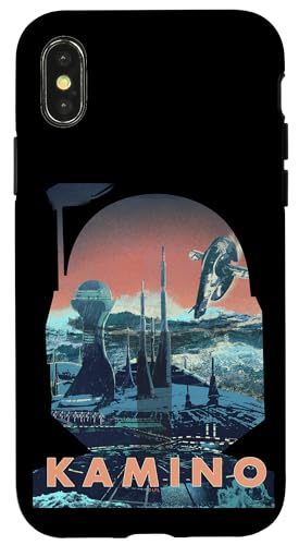 Protection Star Wars Kamino Boba Fett iPhone X XS coque rigide anti-choc