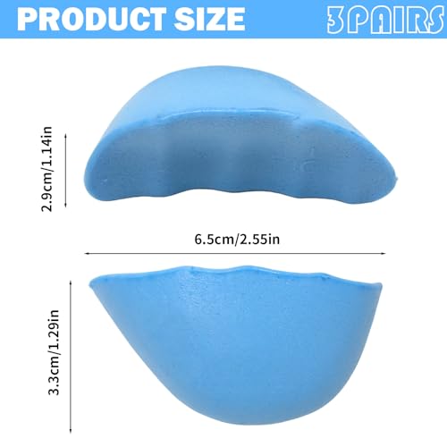 3 Pares de Insertos para Dedos, Filler para Zapatos Grandes Hombre y Mujer miniatura 2