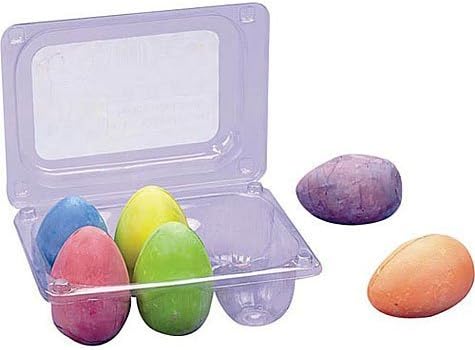 Egg-Shaped Sidewalk Chalk