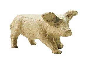 Décopatch AP614O Pappmaché Träger Mini Schwein