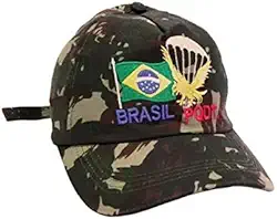 Boné Bordado Pqdt Camuflado Paraquedista