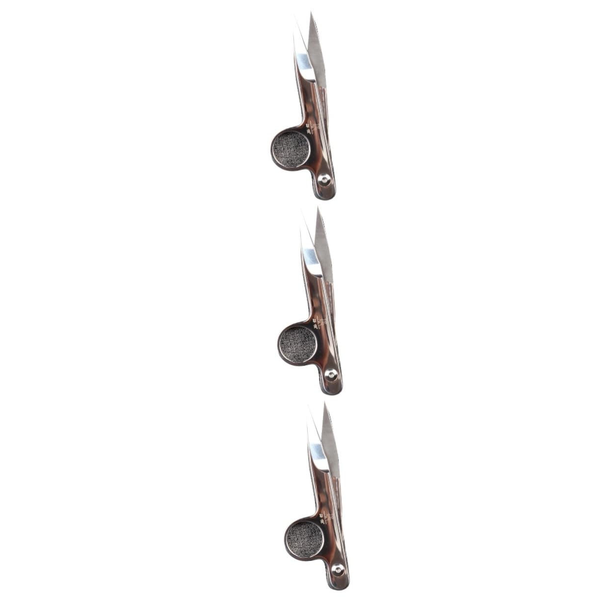 Lurrose 3pezzi Forbice Da Cucito Acciaio Inossidabile Con Design Forbice Per Ricamo e Filo Utensile Compatto e Pratico Per Tessuti e Artigianato Accessorio Resistente e Facile Da