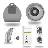 Phonak Vented 4.0 Hearing Aid Domes Ideal for Mild Hearing Loss Compatible Comfortable Silicone for Small to Medium Ear Sizes Medium Size 9mm0.35inch(20 pcs)