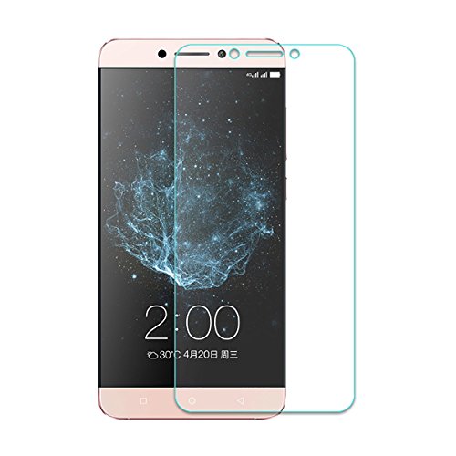 iCoverCase LeEco Le Max 2 Screen Protector Thick Premium Tempered Glass Screen Protector 2.5D 0.3mm 9H Hardness [High Definition] for LeEco Le Max 2 5.7Inch [2 Pack]