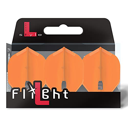 LSTYLE Dart Flights: L1 PRO Standard - for Soft Tip and Steel Tip - Orange