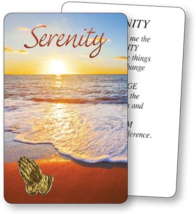 Pocket prayer card - Serenity Prayer