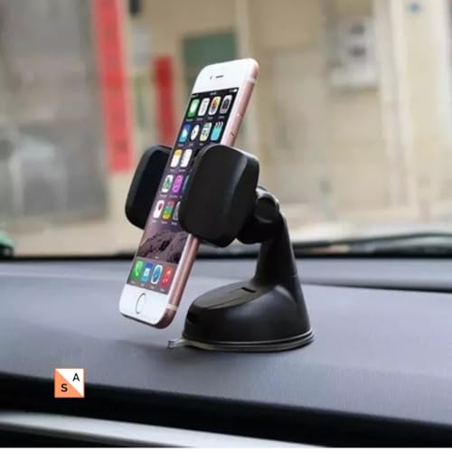 Suporte de Celular para Carro, Apoio Veicular de Celular GPS Smartphone C/Ventosa que Gruda no Paine