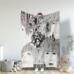 CHEWYZ Couverture 3D The Beatles Cadeaux pour Enfants et Adultes,Couverture en Flanelle Douce et légère,Tendance Populaire,Couverture Polaire Chaude et Confortable pour canapé,lit,canapé (180x200cm) - Les Beatles, Paul McCartney, John Lennon, RIngo Starr, George Harrison
