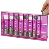 HMF 4710-15 Münzsortierer Euro Spardose 24,0 x 5,0 x 12,0 cm, pink