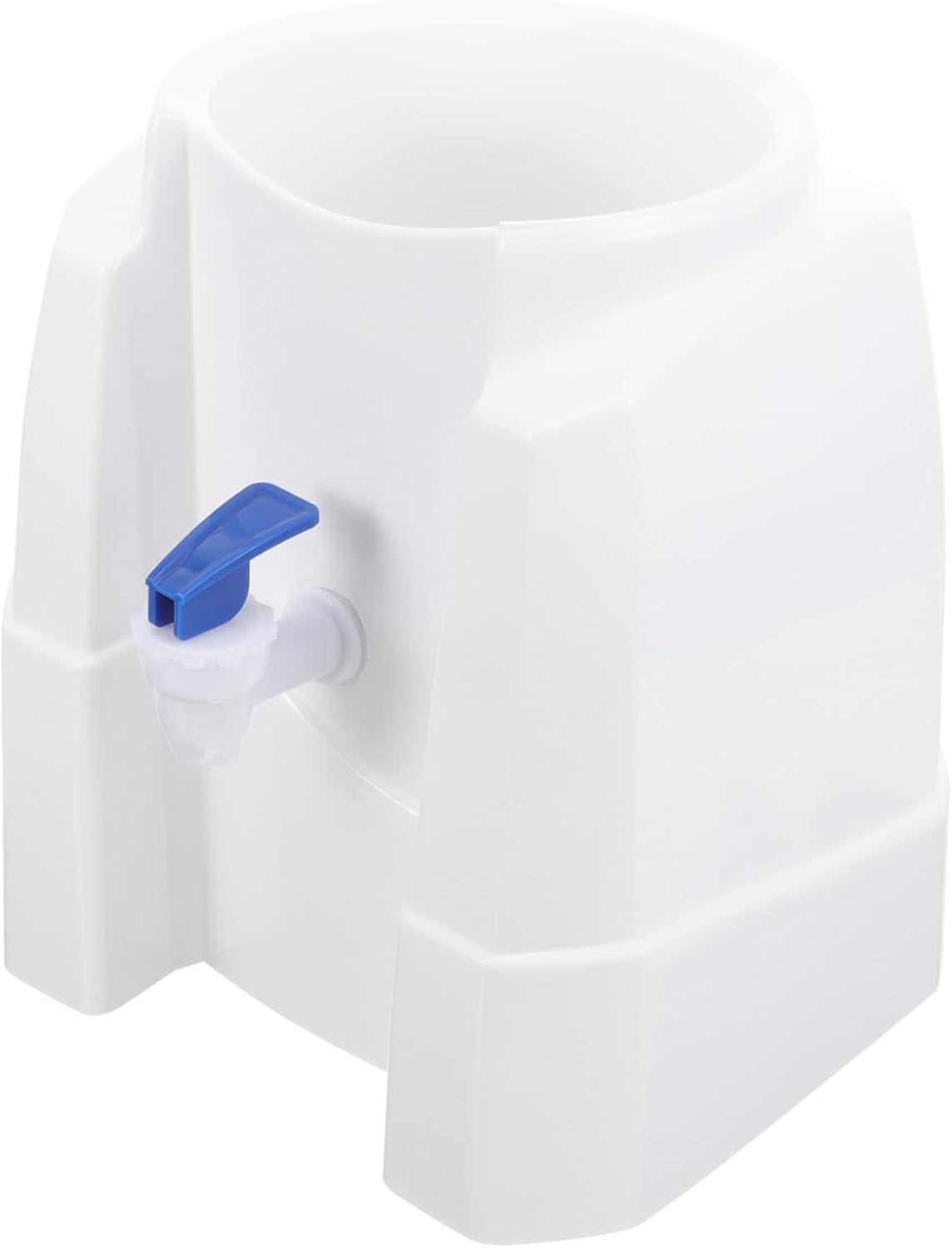 SEWACC Mini Water Dispenser Countertop Bottle Holder with Faucet Sturdy Plastic Stand for Water Jugs Space Saving Portable Support for Home Office Camping Rv and Outdoor Use