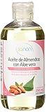 Sanon Cosmética Natural, Aceite de Almendras con Aloe Vera, 250 ml