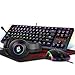 Redragon Gaming Keyboard and Mouse with Tri-Mode, Mechanical Feel Keyboard and Up to 10000 DPI 61G Ultra-Light Gaming Mouse,RGB Backlit,4 Macro Keys,Long Battery Life for PC/MAC