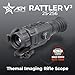 AGM Global Vision Rattler V2 25-256 Thermal Imaging Rifle Scope |Thermal Scope with 1250 Yards Detection Range and 3.5X Base Magnification, Thermal Vision riflescope Ideal for Hunting