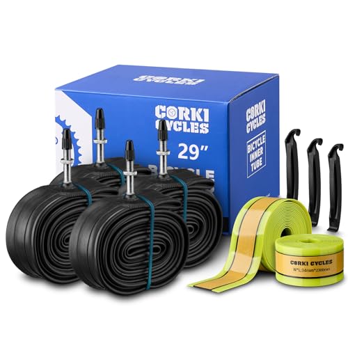 Bike Inner Tubes 29 x 1.75-1.95 Presta 4-Pack