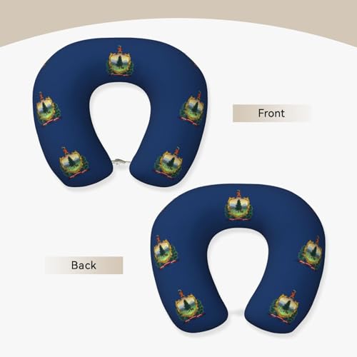 Almohada de Cuello con Polycotton Suave Negro miniatura 3
