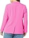 The Drop Women's Blake Long Blazer, Rose Pink, Large