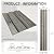 NovaGrid Panel 2PCS 3D Groove Texture Panel Sound Insulation Flat Noodles Wall Panel Solid Core Design, Suitable for Interior Decoration 5.2 inches x 0.34 inches (Driftwood Grey)