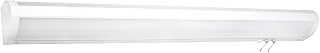 Sunlite 48-Inch LED Linear Bed Light Fixture, 20W/40W/60W, Color Selectable 30K/40K/50K, 2218-6958 Lumens, Dimmable, DLC & ETL Listed, 120V, 3-Way Switching (Up/Down), 116 Degree Beam Angle, White