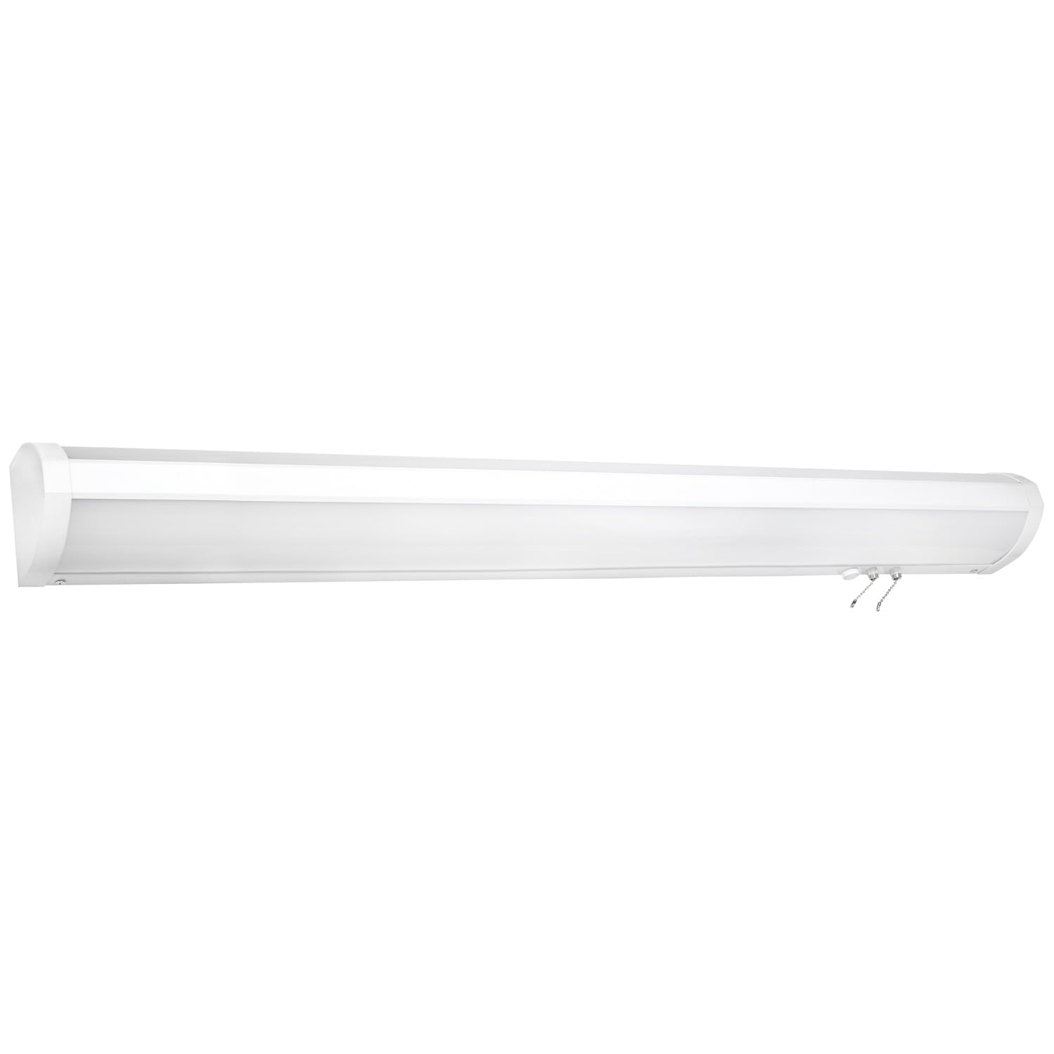 Sunlite 48-Inch LED Linear Bed Light Fixture, 20W/40W/60W, Color Selectable 30K/40K/50K, 2218-6958 Lumens, Dimmable, DLC & ETL Listed, 120V, 3-Way Switching (Up/Down), 116 Degree Beam Angle, White