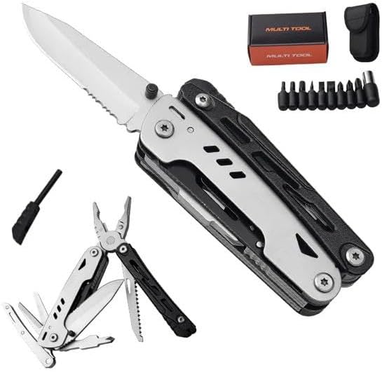 Multitool Pliers with Scissors – Premium Stainless Steel Multi-To...