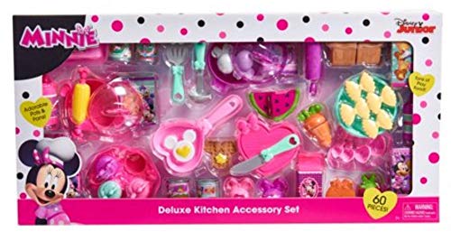 minnie mouse deluxe kitchen accessory set
