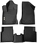 orealtrend Black Floor Mats Replacement for Liners Jeep Compass 2018 2019 2020 2021 2022 Heavy Duty All Weather Guard Front and Rear Car Carpet-Custom Fit-Tough/Durable/Odorless