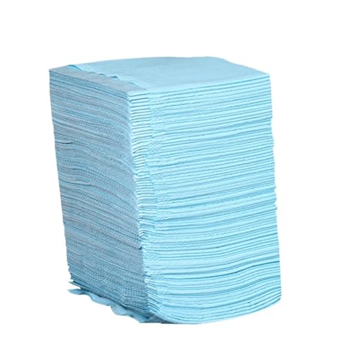 Nappe jetable imperméable bleue en lot de 125 pièces pour table