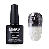 Elite99 Gel Nail Polish, Snowy Thermal Temperature Color Changing Nail Polish, UV LED Soak Off Chameleon Nail Art Gel Polish 10ML 9725