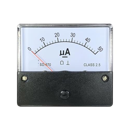 Ampèremètre DC 200mA SD670 cadran analogique pour mesure courant continu