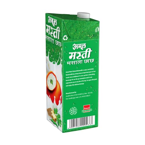 Image of Amul Masti Spiced Butter Milk Tetra Pack, 1 Litre