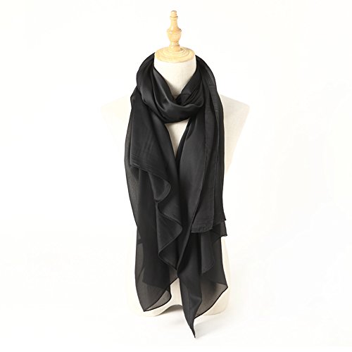Bellonesc Silk Scarf 100% silk Long Lightweight Sunscreen Shawls for Women2