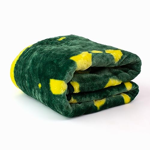 College Covers Everything Comfy Oregon Ducks Soft and Warm Huge Raschel Throw Blanket, 86" x 63" - Thumbnail 4