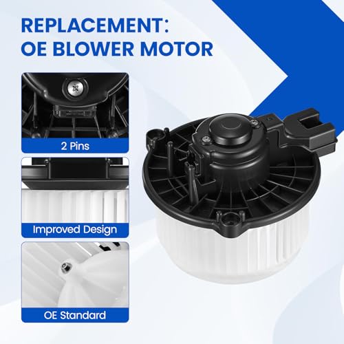 Image of HVAC Blower Motor 700247 Compatible with Honda Fit 2009-2014, 79310TF0G01, 615-50209, 700247, 2311783, A /C Blower Motor Assembly