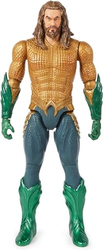 dc comics, Action Figure Aquaman, 30 cm, Design Dettagliato e Stile Fedele al Film, Facile da Mettere in Posa, Giocattoli dei Supereroi collezionabili per Bambini e Bambine