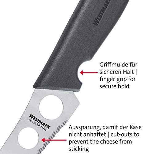 Trancheur couteau à fromage Westmark 13,5 cm Master Line