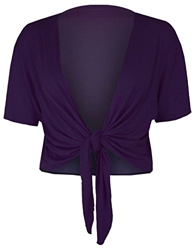 Cárdigan básico para mujer negro de punto y chaqueta morada ligera de entretiempo