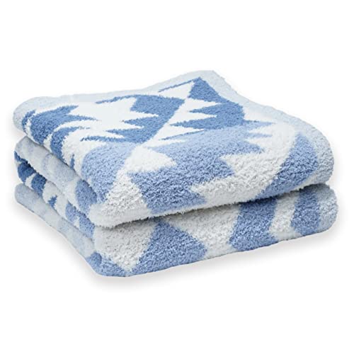 Soft Cozy Southwest Native American Throw Blanket, Indian Tribal Aztec Ultra Soft Blanket Geometry Pattern Travel Couch Bed Plush Blanket, 51"X63" #TOP2