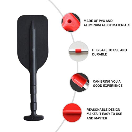 STOBOK Pá Do Caiaque Rafting Barco Canoagem Remo Remos de Alumínio Retrátil Telescópica Portátil de