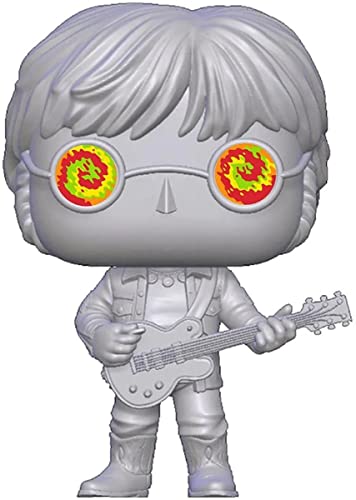 Funko Pop! Rocks: John Lennon with Psychedelic Shades - Figura de Vinilo Coleccionable - Idea de Regalo- Mercancia Oficial - Juguetes para Niños y Adultos - Music Fans - Muñeco para Coleccionistas